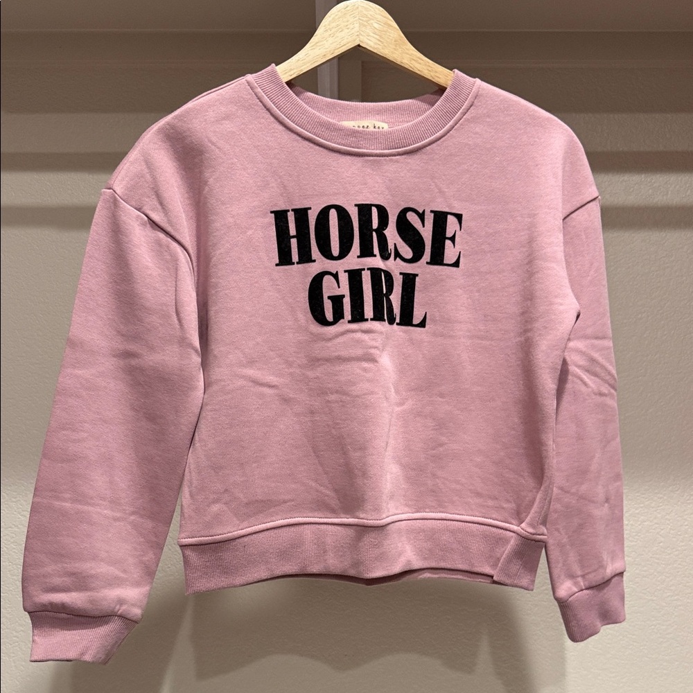 Copper Key Mauve 'Horse Girl' Sweatshirt